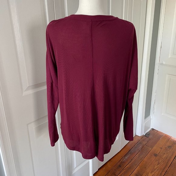 a.n.a | {PL} Long Sleeve Henley - Picture 2 of 4